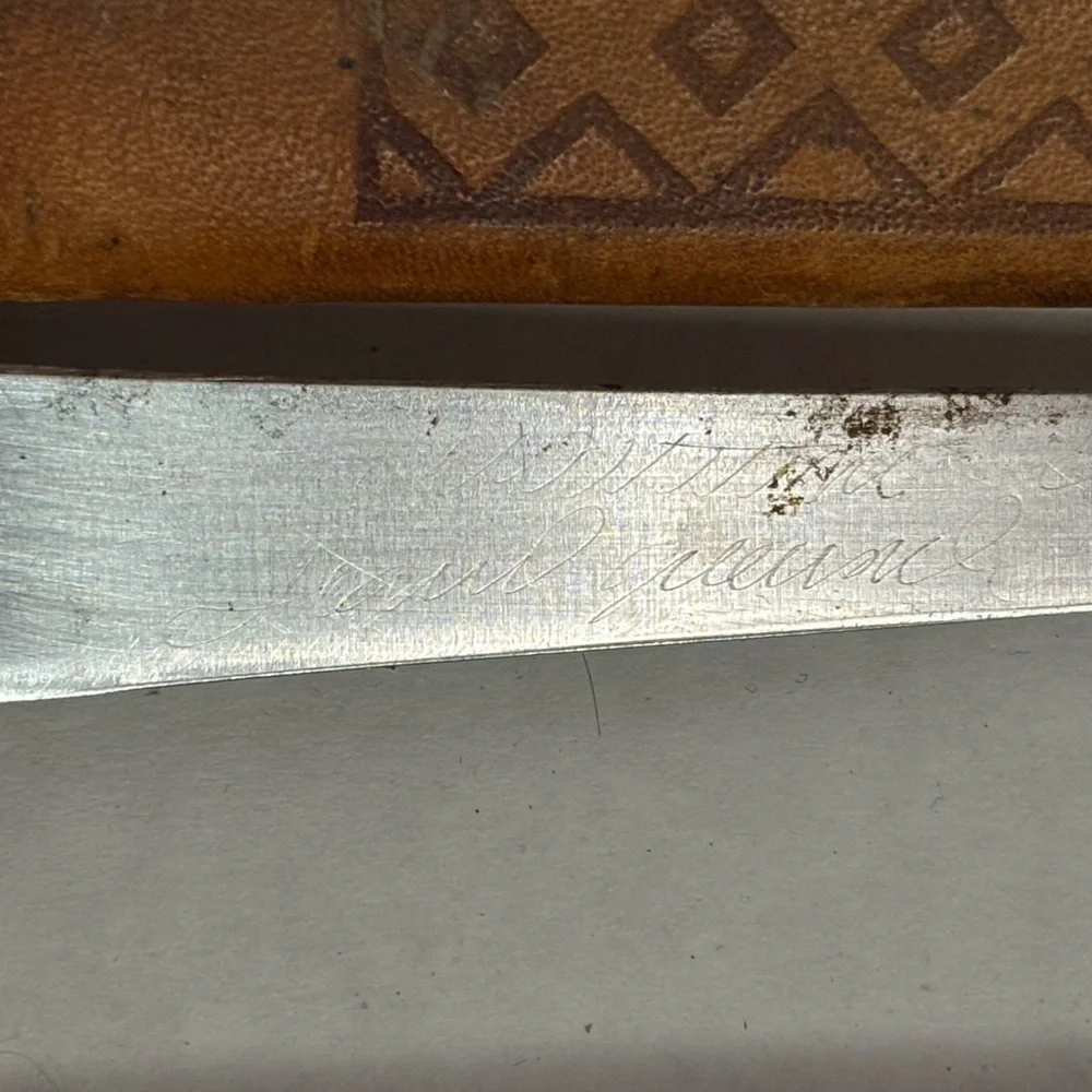 J. Marttiini Rapala Fishing Fillet Knife with a leather sheath Vintage Condition